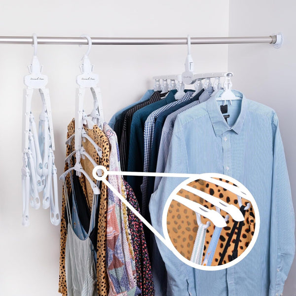 Foldable 8- Layers Space Saving Hanger for Clothes
