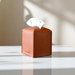 Leather Tissue Box Cover